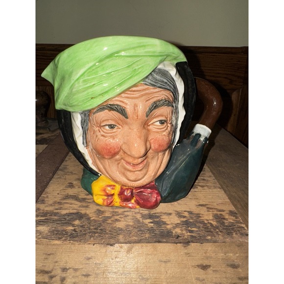Royal Doulton England Large Character Jug "Sairey Gamp" D5451 - Picture 1 of 6